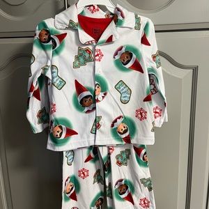 Elf on the Shelf toddler pajamas